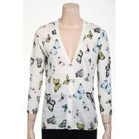 12gg Butterfly Printed Cardigan