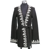 3gg long sleeves reverse jersey w/embroidery on front and cuff coat